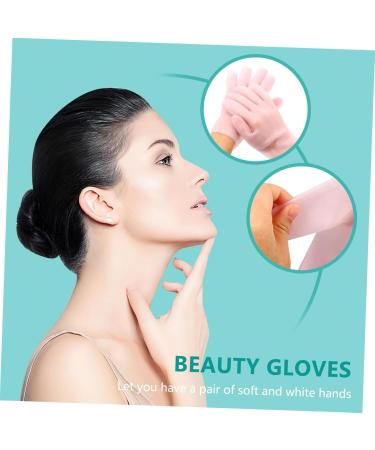 PLAFOPE 1 Pair Moisturizing Gloves Hands Care Cracked Hand Gloves Hand Moisturizer Exfoliating Hand Masks Hands Beauty Masks Moisture Gel Gloves Overnight Gloves for Dry Hands - Sebs 21.5X11.5cm - Buy Online on GoSupps.com