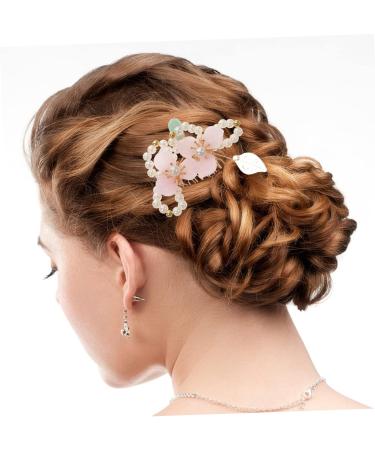 MAGICLULU Comb Wedding Hair Clip Flower Headpiece Flower Hair Clip Hair Styling Accessories Fairy Jewelry for Japanese Hair Pin Traditional Hair Accessories Tassel Pearl Pair Clip - Buy Online on GoSupps.com