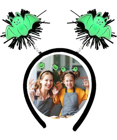 amangul Glow in Dark Halloween Headbands Headwear Glow in Dark Hair Hoop for Halloween Headpiece Fancy Dress Party Supplies(Ghost) - Buy Online on GoSupps.com