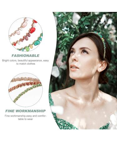 Frcolor Beaded Rhinestone Headband Set for Women and Girls - 7Pcs - Buy Online on GoSupps.com