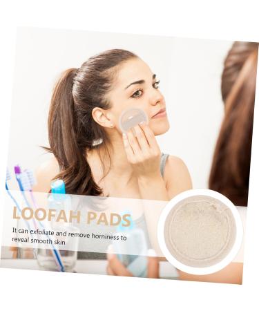 Angoily 1 Set Loofah Face Wash Loofah Puff Makeup Powder Puff Empty Eye Cream Tube Makeup Remover Puff Round Loofah Pads Face Sponge Beauty Kit Reusable Care Scrub Make up Miss Accessories - Buy Online on GoSupps.com