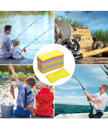 Mikiuly Raupwicker Angel Fishing Cord Foam Plate - 10 Pack 4x8cm - Organize Hooks & Cords for Comfortable Fishing Tours - Buy Online on GoSupps.com