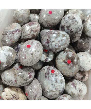 Natural Crystal Rough Natural Polished Plum Blossom Tourmaline Palm Stone Rubellite Quartz Granite Crystal Amulet Specimens Stones (Size : 100-200g) - Buy Online on GoSupps.com