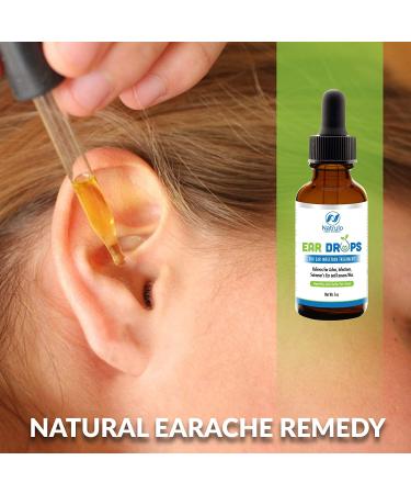Natrulo Natural Ear Drops for Ear Infection Treatment - Homeopathic Herbal Eardrops for Adults, Children & Pets - Relieves Ear Aches, Infections & Swimmer's Ear - Safe & Made in USA - Buy Online on GoSupps.com