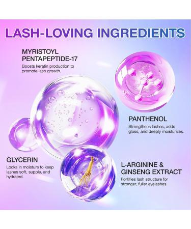 Lash Growth Gentle 5 ml eyelash growth fluid Portable nutrition solution for eyelash curls boost eyelash growth essence for fast eyelash enhancement and nourishment - Buy Online on GoSupps.com