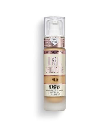 Revolution Beauty London IRL Filter Longwear Foundation Medium to Full Coverage F9.5 23ml F9.5 23.00 ml (Pack of 1)