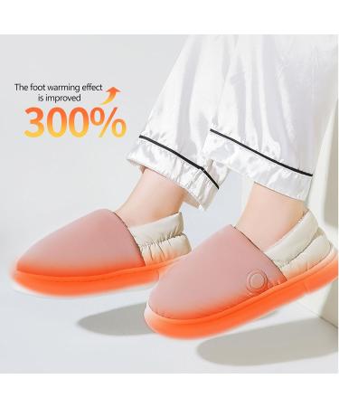 Intoximt Heated Slippers - Waterproof Foot Warmers with 3 Modes & Temp Control for Ladies | Pink 40-41 (Fits 38/39) - Perfect for Home Office School & Travel - Buy Online on GoSupps.com