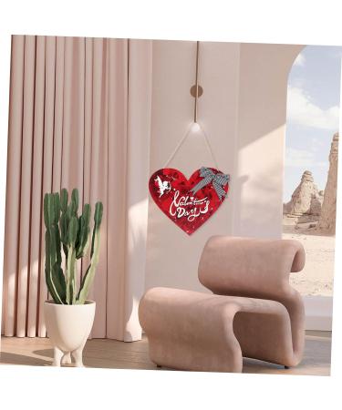 Zerodeko Decor Accessory Hanging Wood Wooden Decoration Ornament Wall Lovely Decorative Door Festival - Buy Online on GoSupps.com