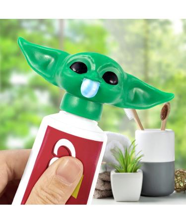 Hovoten Baby Toothpaste Topper Dispenser for Kids Bathroom Accessories Funny Toothpaste Cap Dispenser Gifts Toothpaste Covers Silicone