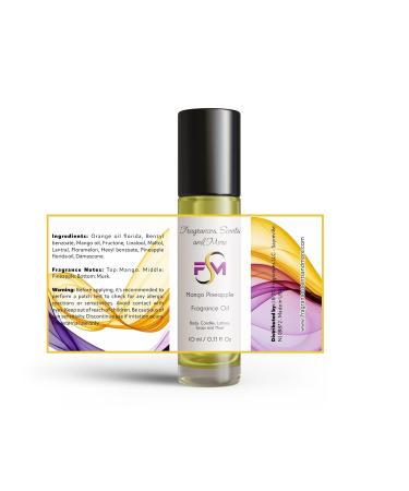 Mango Pineapple Fragrance Oil - 10ml Roll On | Exotic Scent for Home & Body - Buy Online on GoSupps.com