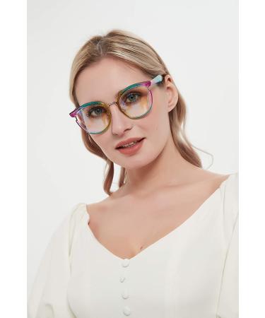 Hoyee Blue Light Blocking Glasses for Women and Men - Computer Gaming Rainbowcateye Design - Buy Online on GoSupps.com