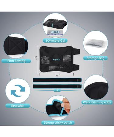 Maginno Knee Ice Packs Wrap - Cold/Heat Gel Pack for Pain Relief & Injury Recovery - Buy Online on GoSupps.com