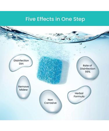Maravello Washing Machine Cleaner Tablets - 28 Count Aloe Vera | Mold & Stain Remover for Front & Top Load Washers | 14-Month Supply - Buy Online on GoSupps.com