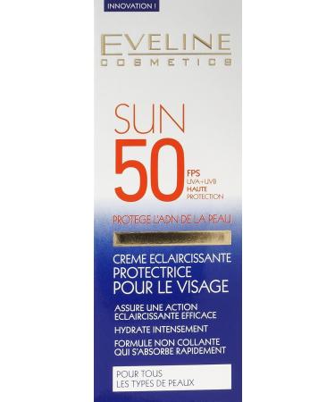 Eveline Cosmetics Sun High Protection Whitening SPF 50 Face Cream - 50ml - Buy Online on GoSupps.com
