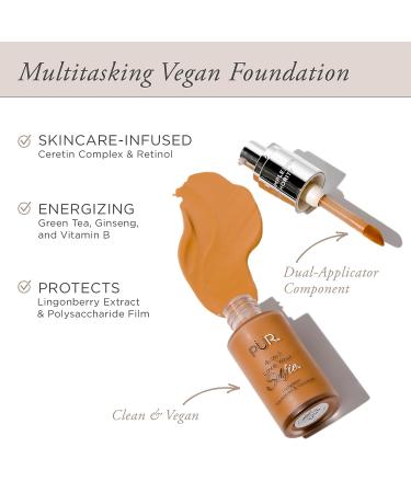 R MINERALS 4-in-1 Love Your Selfie Longwear Foundation & Concealer | Full Coverage Liquid Foundation | Hydrating & Cruelty-Free - Buy Online on GoSupps.com