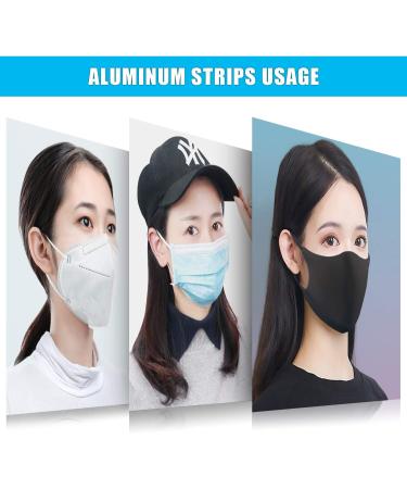 150-Pack Aluminum Nose Bridge Strips for DIY Sewing Masks - Nose Wire for Crafts and Face Masks - Buy Online on GoSupps.com