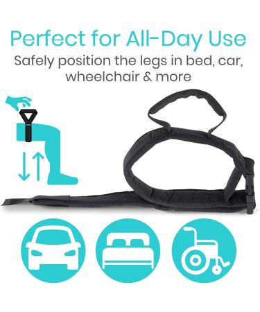 Vive Thigh Lifter Strap - Pull Up Assistance Band for Leg Movement - Transfer Device for Limited Mobility - Knee Recovery Aid for Elderly, Seniors, and Disabled - Buy Online on GoSupps.com
