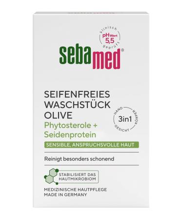 SEBAMED Sebamed Soap-Free Shampoo Olive 150g for daily soap-free cleansing of sensitive and demanding skin cleanses particularly gently suitable for washing hands