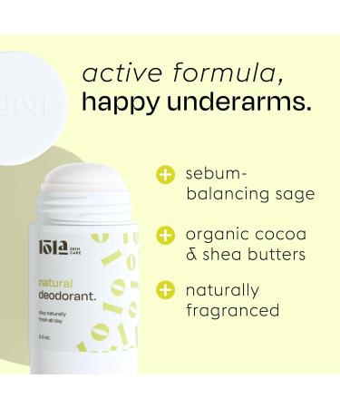 Natural Deodorant for Women & Men - Aluminum-Free Baking Soda-Free Soothing & Refreshing Odor Protection - 2.6 Oz - Buy Online on GoSupps.com