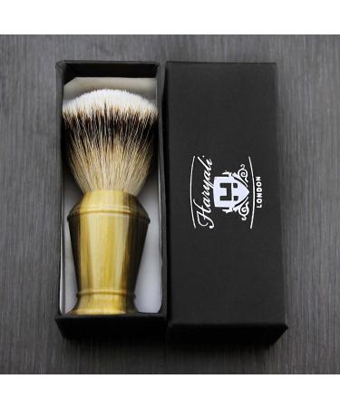 Haryali London Silver Lace Roof Hair Shaving Brush - Sophisten Collection | Hand-Mounted Imitating Horn Handpiece - International Shipping Available - Buy Online on GoSupps.com
