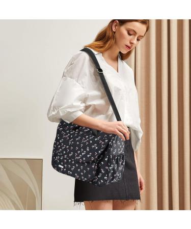 SONARIN Multi-Function Baby Changing Bag with Mat, Stroller Straps, & Bottle Bag - Large Waterproof Satchel Messenger Bag for Travel (Black) - Buy Online on GoSupps.com