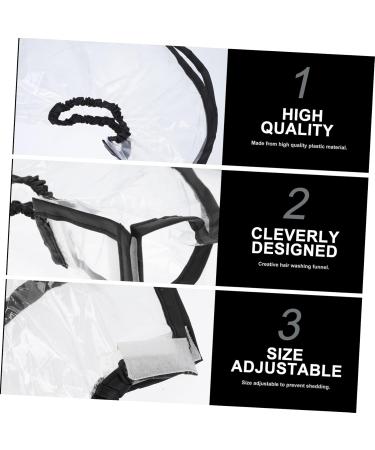 POPETPOP 4 Pcs Shampoo Funnel Sheer Cape Hair Salon Apron Hairdressing Tool Baking Oil Hair Care Product 57x25cmx2pcs Assorted Colorx2pcs - Buy Online on GoSupps.com