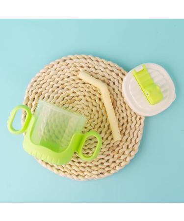 Nohlerlife Baby Training Cup | 300ml Green Free-Flow Sippy Cup with Lid and Straw - Buy Online on GoSupps.com