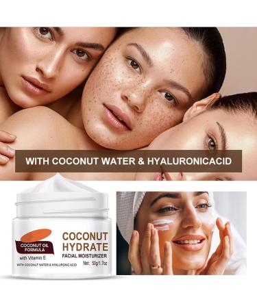 Coconut Hydrate Facial Moisturiser Coconut Oil Facial Moisturizer Coconut Hydration Facial Lotion Coconut Oil Body Lotion Coconut Water Facial Moisturizer Coconut Oil Formula Body Lotion - Buy Online on GoSupps.com