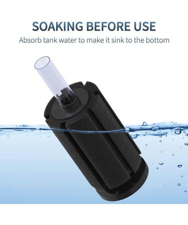 Pawfly Organic Sponge Filter - Quiet Foam Filter for Small Aquariums Betta Shrimp & Fish (Up to 80L) | Perfect for 40-80L Ponds - Buy Online on GoSupps.com