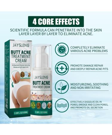 OLLZPJFPK Butt Care Cream Refreshing Texture Moisturizing Gentle Ingredients Comfortable Care Butt Acne Body Cream - Buy Online on GoSupps.com