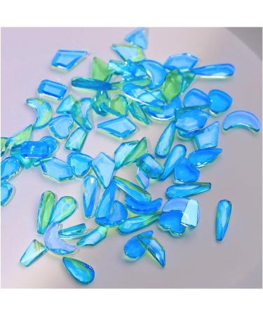 FEIlei 50Pcs Mixed Glass Crystal Hybrid Diamond Rhinestones Nail Art Decorations Drop Rhombus Flatback Stones 3D Gems - Buy Online on GoSupps.com