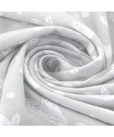 Soft Jersey Cotton Pack n Play Fitted Sheet 2 Pack - White & Grey, Unisex Mini Crib Sheets - Buy Online on GoSupps.com