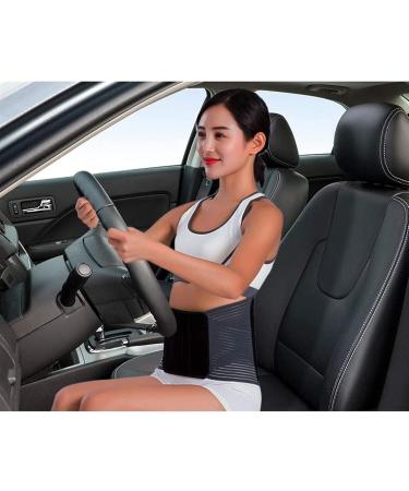 Samnuerly Adjustable Lumbar Support Belt for Men & Women - X-Large Vertebrae Relief with Removable Upholstery - Buy Online on GoSupps.com