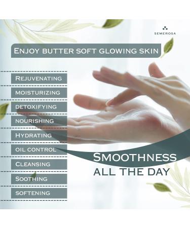 SEMEROSA 100% Natural Vegan Body Butter | Handmade Skin Protection & Hydration | Shea Mango Kokum & Essential Oils | Perfect for All Skin Types - Buy Online on GoSupps.com