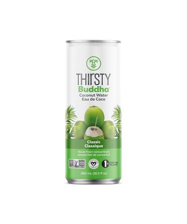 Thirsty Buddha All Natural Coconut Water 5.7kg (12/490ml) & Thirsty Buddha Sparkling Coconut Water 12 Count Peach Mango 12 x 330 ml - Buy Online on GoSupps.com