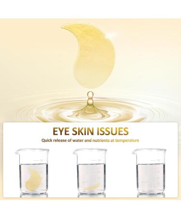 60PCS Collagen Eye Pads Anti-Dark Circle & Wrinkle Eye Masks with Hyaluronic Acid & Vitamin E for Ultimate Eye Care - Buy Online on GoSupps.com