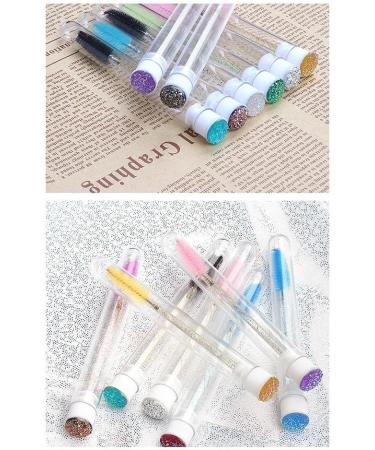 wemee 30PCS Eyelash Brush Tube Makeup Mascara Brush Replaceable Dust-Proof Eye Lash Eyebrow Brush Tube for Eyelashes Extension - Buy Online on GoSupps.com