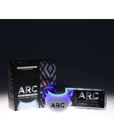 ARC Teeth Whitening Strip Kit with Blue Light - 28 Strips (14 Pack) for Ultimate Smile Brightening - Buy Online on GoSupps.com