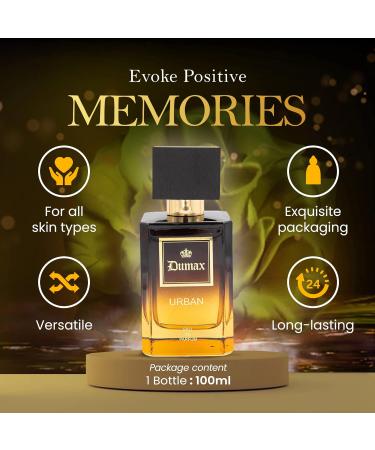 Dumont URBAN - 3.4oz - Unisex Perfume for Men & Women - Spicy Musky & Luxury Fragrance - Long Lasting Cologne Mist & Body Spray - for Him & Her Fresh 3.4 Fl Oz (Pack of 1) - Buy Online on GoSupps.com