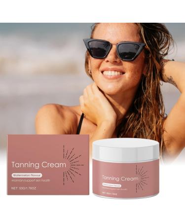  G n rique Tanning Lotion 50g Moisturizing Bronzing Tanner Gentle No-Sun Formula Hydrating -Tan Cream for Indoor Outdoor Summer Vacation Natural Glow and More - Buy Online on GoSupps.com