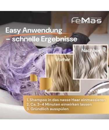  Femmas Femmas No Yellow Anti-Yellowing Shampoo 1 L + 300 ml free - Buy Online on GoSupps.com