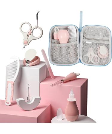 Baby Healthcare and Grooming Kit RoseFlower 7 in 1 Newborn Essentials Nursery Care Set with Toothbrush Nail Clipper File Nose Cleaner Nasal Aspirator - Baby Item for Infant Toddlers Boys Girls Kids #24 - Buy Online on GoSupps.com