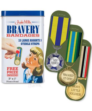 Adhesive Bandages 15 ct Tin w/Free Prize.