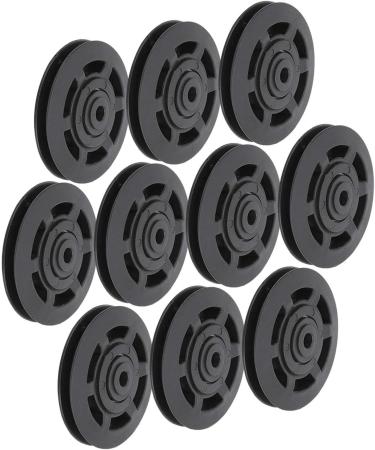 10Pcs Set 95MM Nylon Bea Pulley Wheel Replacement for Gym Fitness Equipment Smooth Performance - Buy Online on GoSupps.com