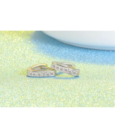 Shop Browol Elegant V-Shaped Heart Rhinestone Earrings | Hypoallergenic 925 Sterling Silver Jewelry - Buy Online on GoSupps.com