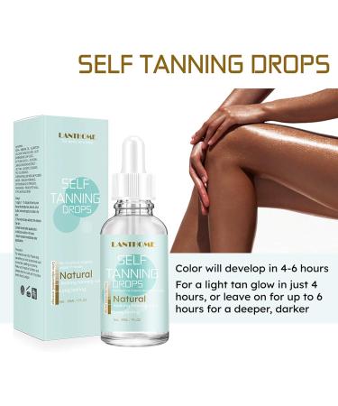 Fesjoy Lanthome 30 ml selftanning drops nonsticky medium tanning adjustable 30 ml selftanning drops - Buy Online on GoSupps.com