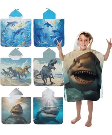 Aiorber Kids Hooded Towel - Microfiber Bathing Poncho for Babies & Children (1-6 Years) - Soft Absorbent Hooded Bath Towel for Boys & Girls - Gold-06 60x60cm - Buy Online on GoSupps.com