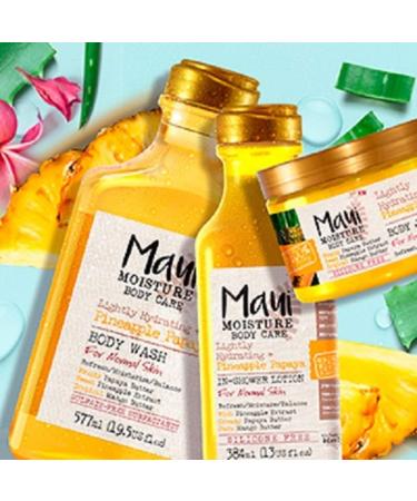 Maui Moisture Lightly Hydrating In-Shower Lotion - Pineapple Papaya 384 ml | Ideal for Normal Skin | Shop Internationally - Buy Online on GoSupps.com