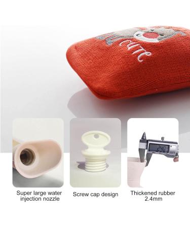 Mini Hot Water Bag & Hand Warmer 500ml with Reindeer Cover - Perfect for Christmas Gifts & Warmth for Hands Waist Neck Feet Back & Bed - Cipliko Happy Deer - Buy Online on GoSupps.com