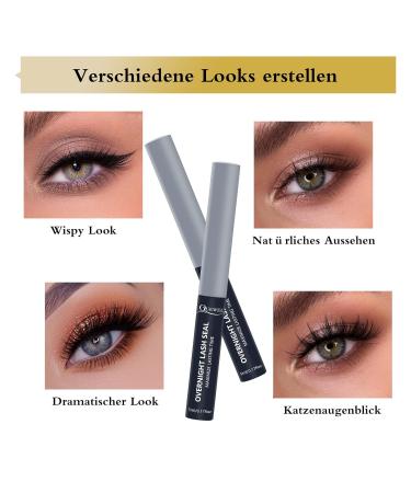 Buy QueWel Cluster Eyelashes Seal 5ml | Strong Hold DIY Eyelash Extensions | Personal Makeup Use | Overnight Seal for Long-Lasting Lashes - Buy Online on GoSupps.com